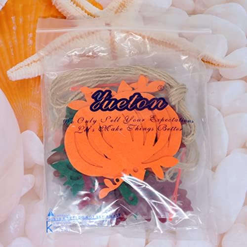 Yueton 36PCS Fall Hanging Ornaments with Rope
