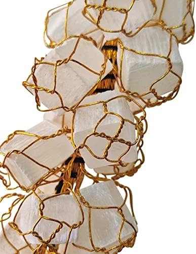 Zahan Crystal Selenite Raw Hanging Decor