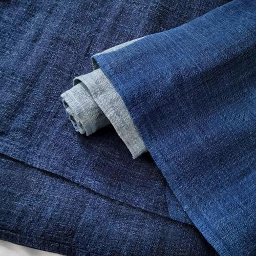 Natural Plant-Dyed Japanese Noren Curtain - Starry Night