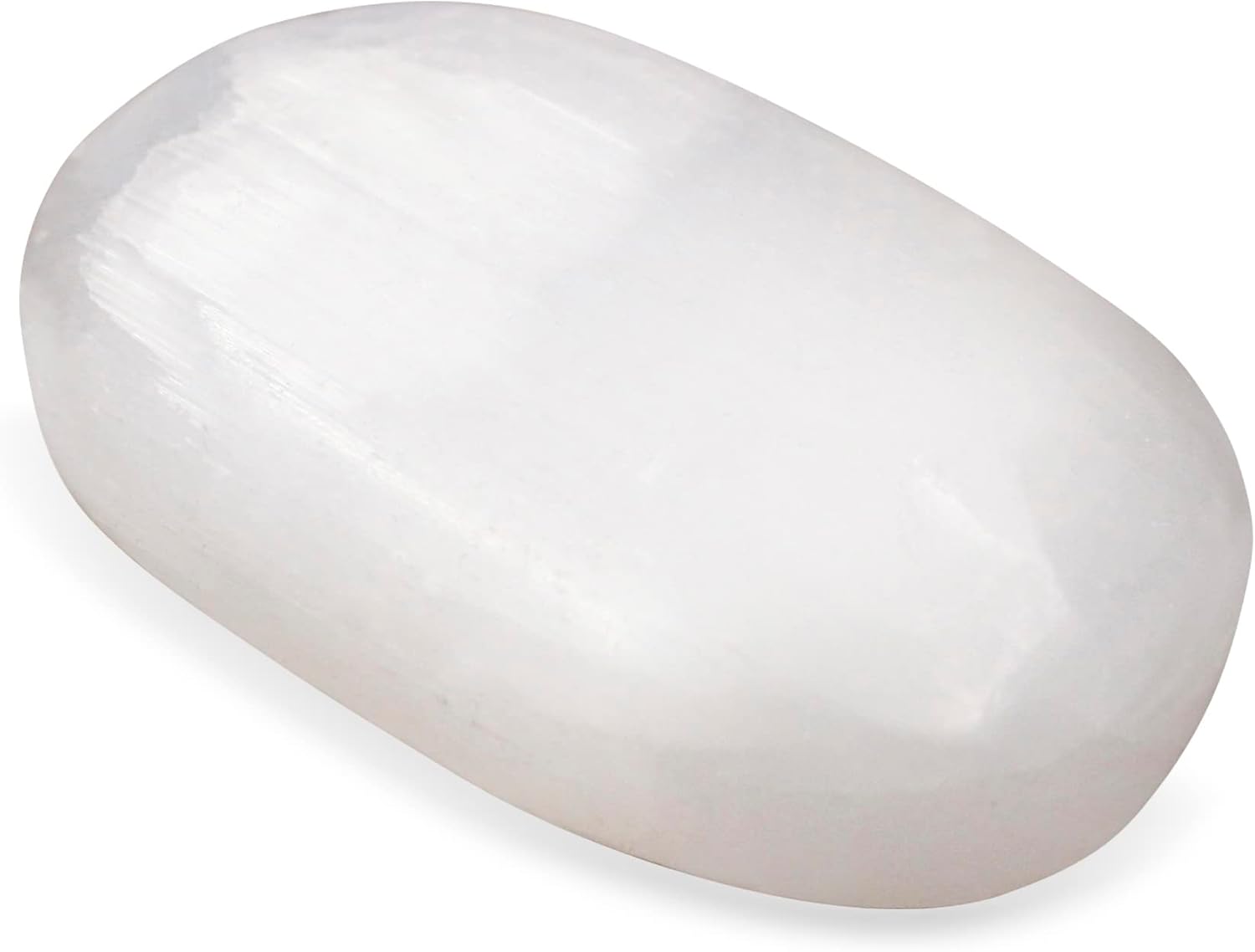 Crystal Dreams Selenite Palmstone Healing Stone