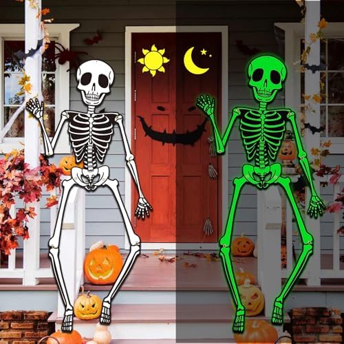 Kalefo Halloween Glow in the Dark Skeleton Decorations