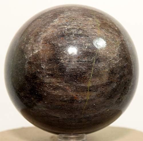 HQRP 275 Inch Blue Jade Sphere with Stand