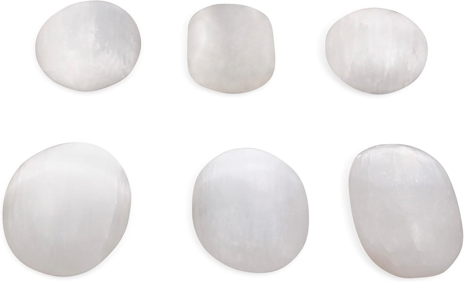 Crystal Dreams Selenite Palmstone Healing Stone