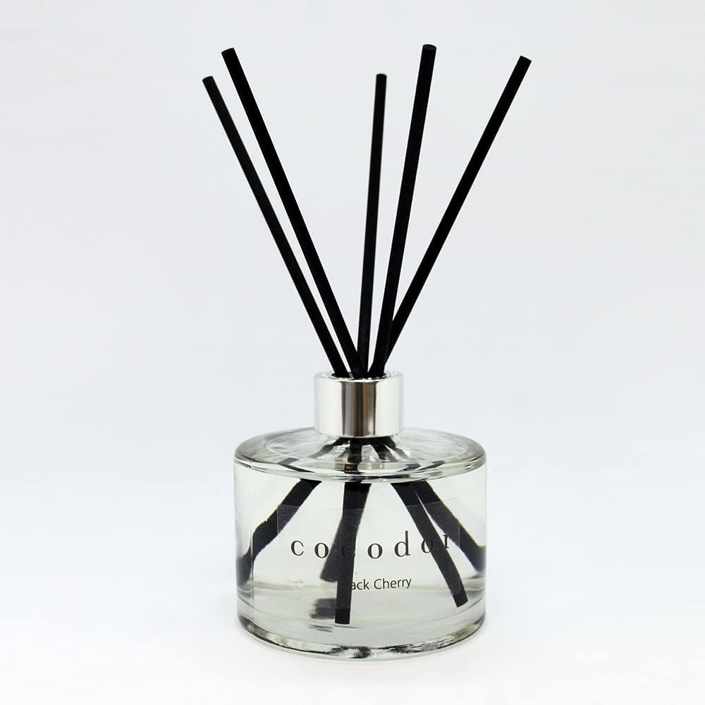 Cocodor Black Fiber Reed Sticks 100pcs Diffuser Set