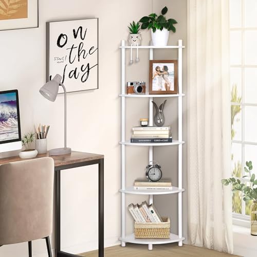 YGYQZ 5 Tier Tall Display Bookshelf Stand