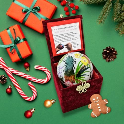 Pineapple Garden Serenity Hawaiian Christmas Ornament