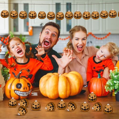 Zhanmai Halloween Pumpkin Tree Decorations 24 Pcs