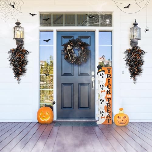 Glitzhome Halloween Teardrop Swag Decor 28 Inches