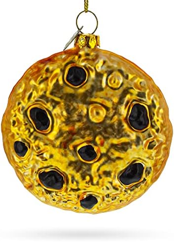 Chocolate Chip Cookie Blown Glass Christmas Ornament 1