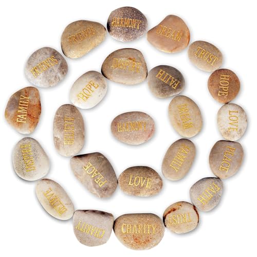 DIY Rocks with Inspirational Words for Home Decor