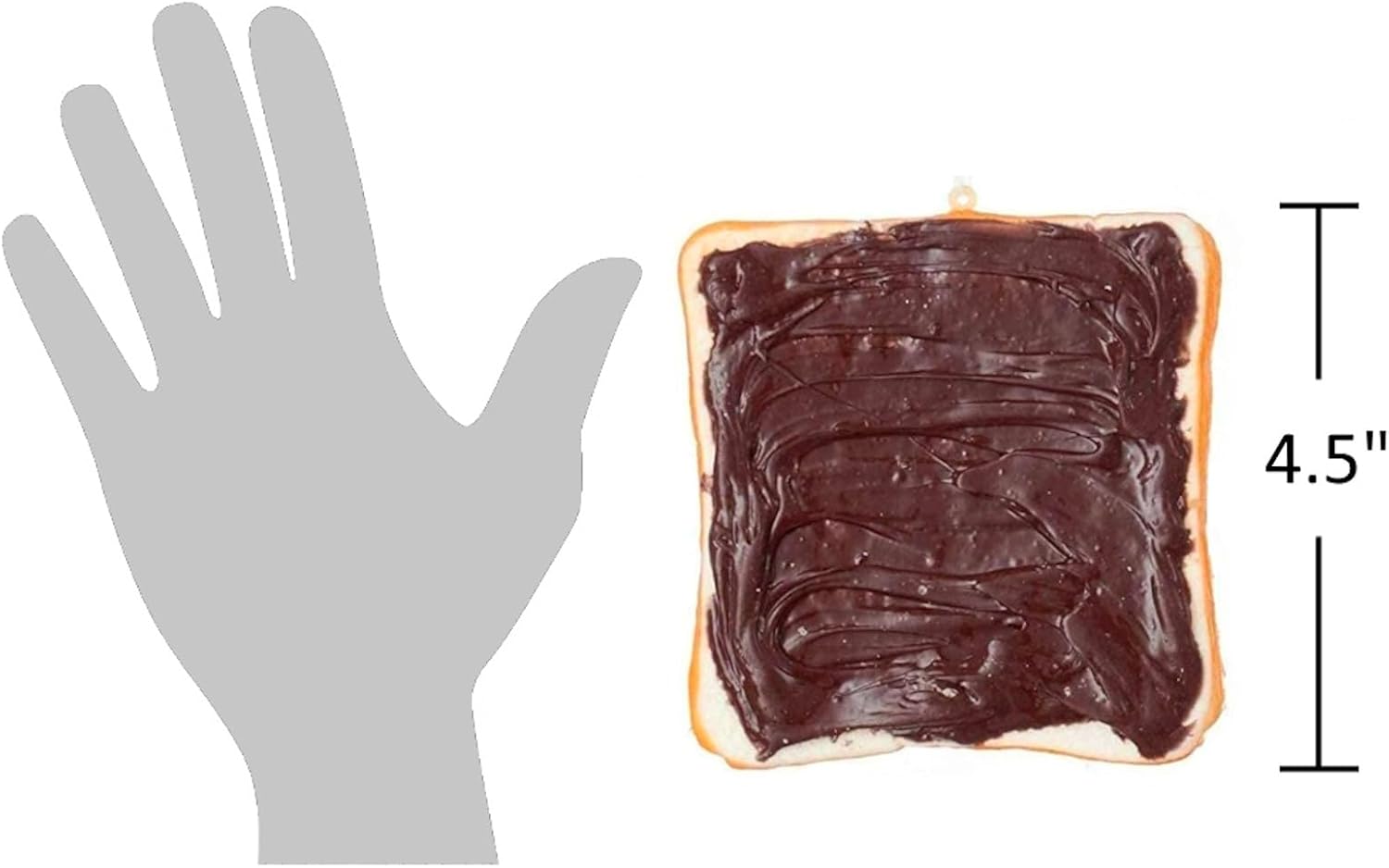 The Bridge Collection 45 Hazelnut Spread Toast Ornament