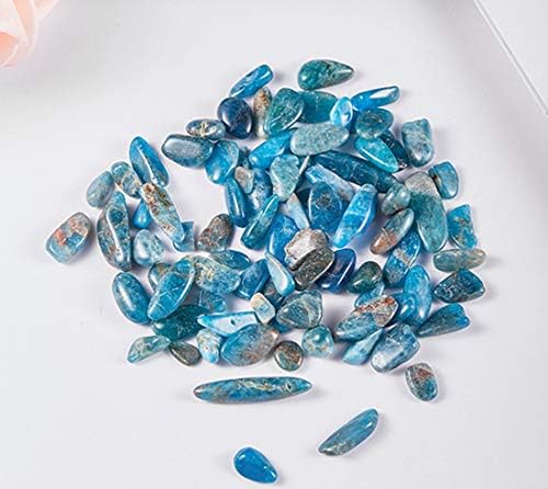IMALY Blue Apatite Tumbled Chips Healing Stones 05lb