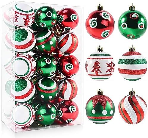 236 Inch Shatterproof Christmas Balls 30PCS
