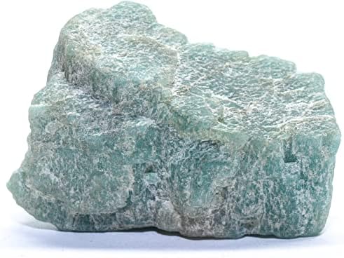 26 Inch Blue Green Amazonite Rough Gemstone Raw Specimen for Cabbing - India