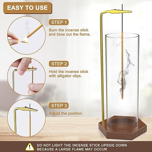 Henlisen Glass Incense Holder for Sticks