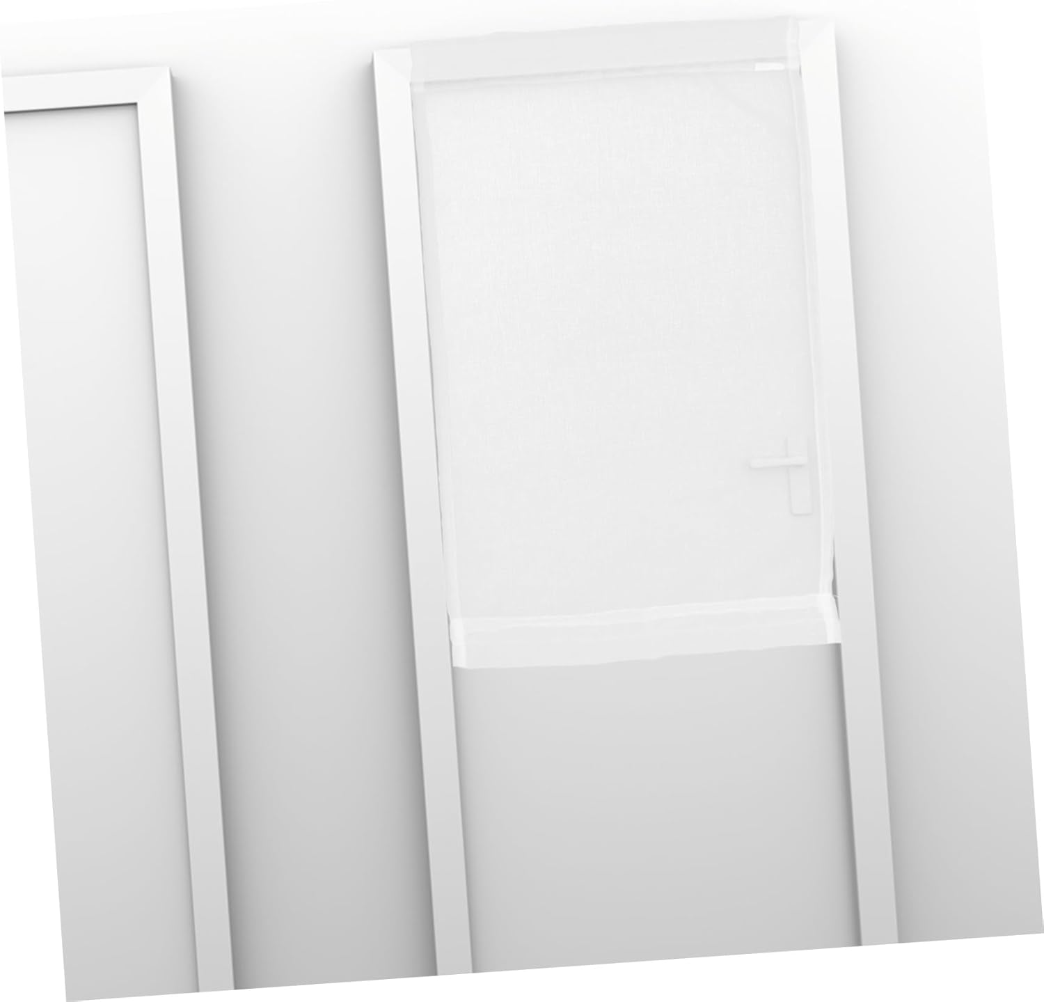 Cabilock Doorway Curtain Soft Gauze Divider for Home Kitchen Bathroom