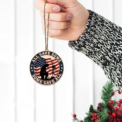 Hyturtle Veteran Christmas Ornament 2D Flat Decor