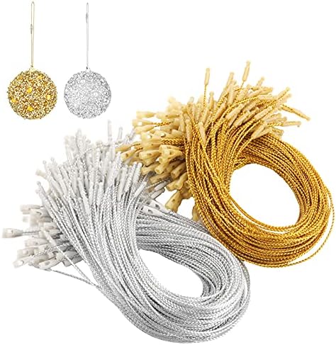 400 Piece Gold and Silver Ornament Hangers