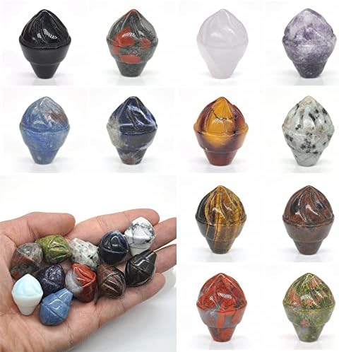 1 Inch Mini Flame Torch Healing Crystal Statue