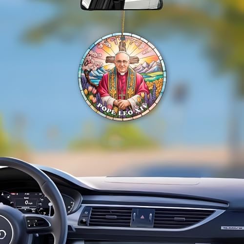 Pope Leo XIV Inauguration Acrylic Ornament 3 Inch