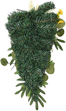 Artificial Lemon Teardrop Wreath for Christmas Decor