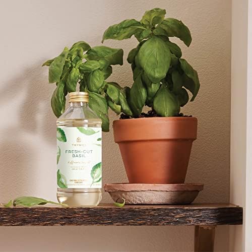 Thymes Fresh-Cut Basil Reed Diffuser Oil 775 Fl Oz