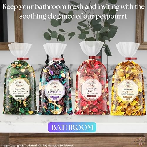 BLOOM FRAGRANCE Potpourri Combo Set 4 Natural Scents