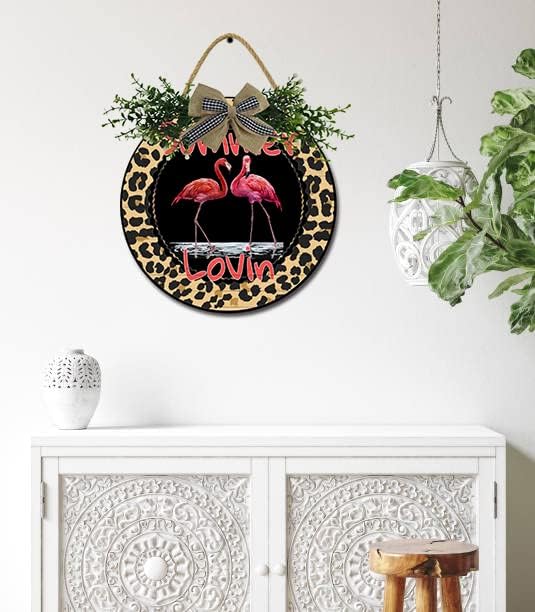 Summer Lovin Wooden Front Door Sign 11 Inches