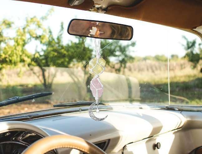 LAIDANLA Car Charm Crystal Hanging Decorations