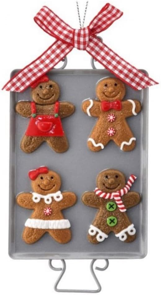 The Bridge Collection Gingerbread Cookie Tray Ornament