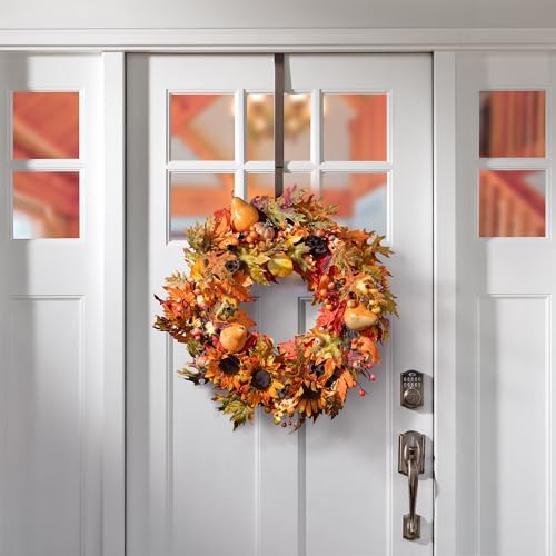 Haute Decor Adjustable Wreath Hanger - Matte Brown