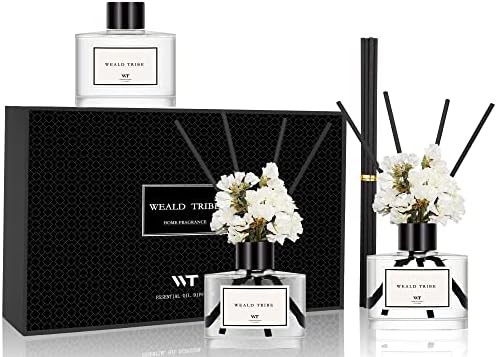WEALD TRIBE Reed Diffuser Set of 3 Luxury Hotel Scents