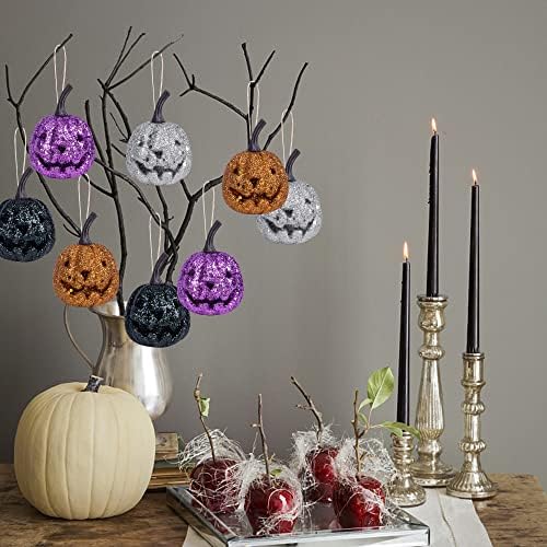 12 Pcs Halloween Hanging Pumpkin Ornaments