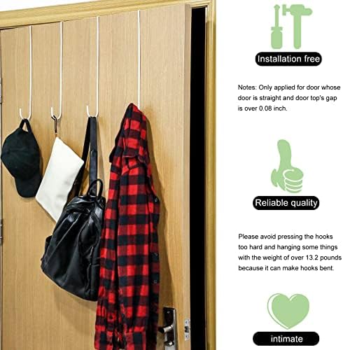Hotop 15 Inch Steel Wreath Hangers 4 Pack