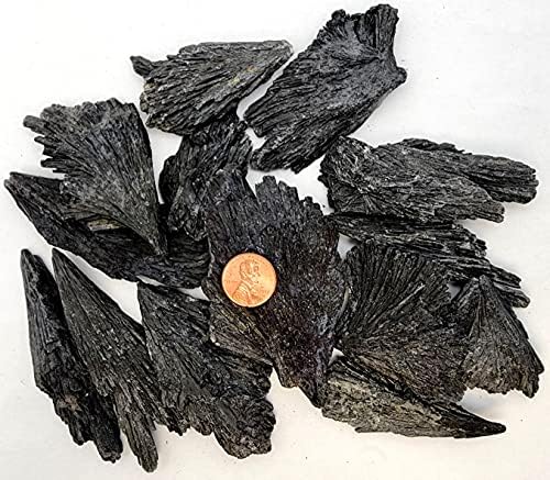 Emovendo Black Kyanite Blades - Fans - 2 to 35 Inch Approx - Bulk Lot