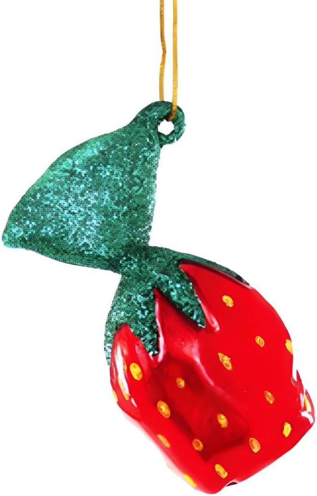 Cody Foster Co Sparkling Strawberry Candy Ornament