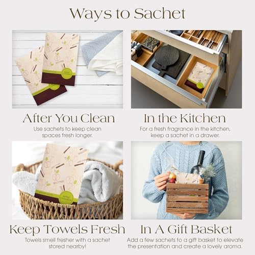 Simplicity Scents Apple Cinnamon Scented Sachets Pack of 6