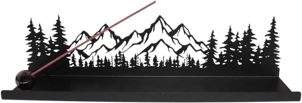 Mountain Forest Metal Incense Holder 1
