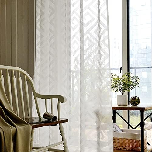 Iuokuby Advanced Solid Color Gauze Tulle Curtains Panel