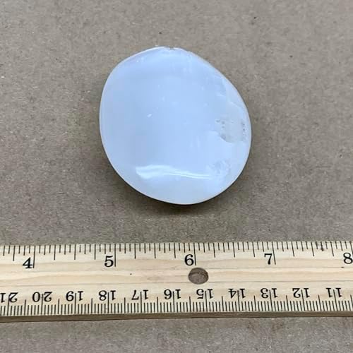 28x2x1 Inch Natural Selenite Palm-Stone Crystal