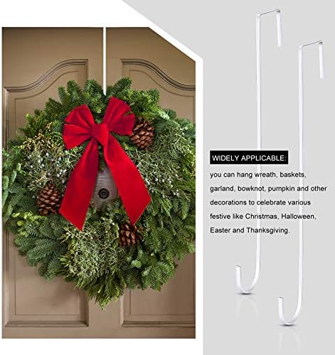 Hotop 15 Inch Steel Wreath Hangers 4 Pack