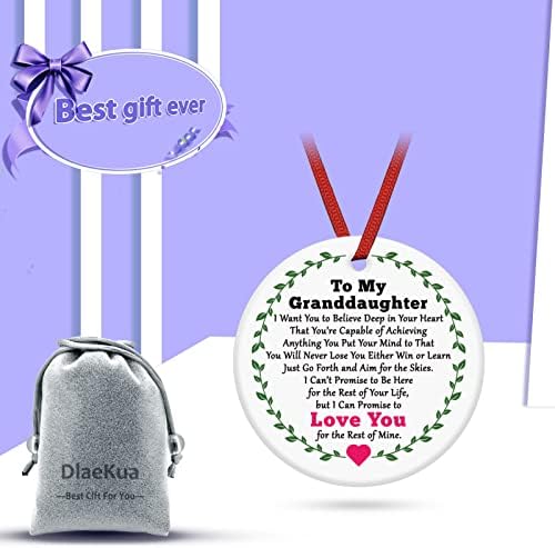 Granddaughter Ornament with Heartwarming Message