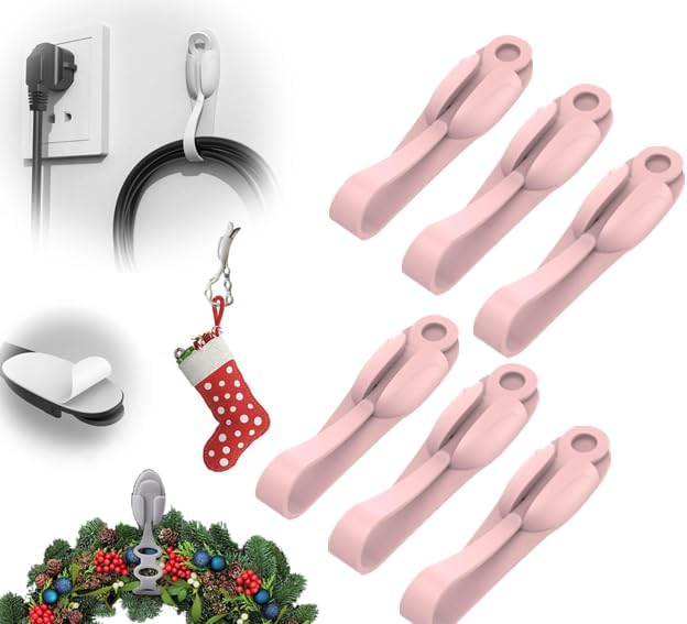 6 Pcs Adjustable Garland Hangers Hooks