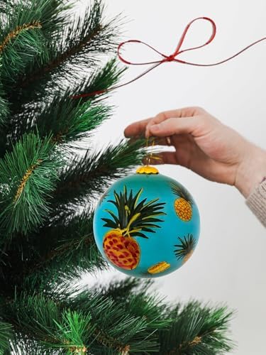 Sweet Pineapple Moments Hawaiian Christmas Ornament 3 inch 1