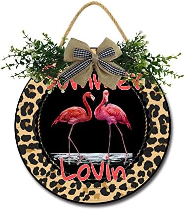 Summer Lovin Wooden Front Door Sign 11 Inches