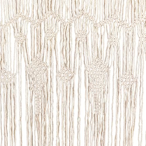 Macrame Curtain Room Divider 2 Panels 3937 x 7874 Inches