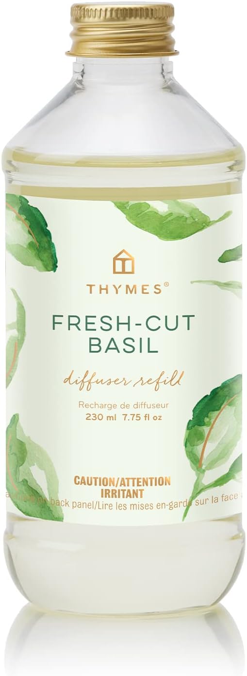Thymes Fresh-Cut Basil Reed Diffuser Oil 775 Fl Oz