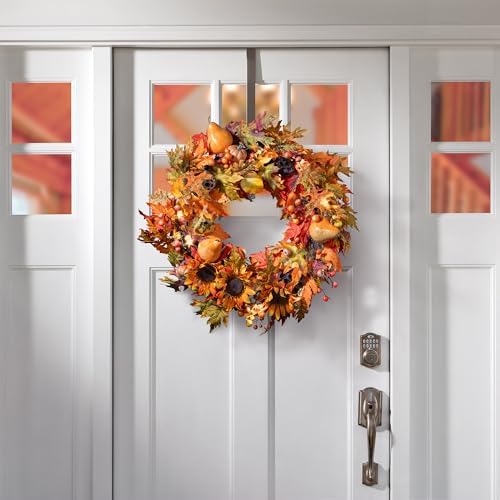 Haute Decor Adjustable Wreath Hanger - Matte Brown