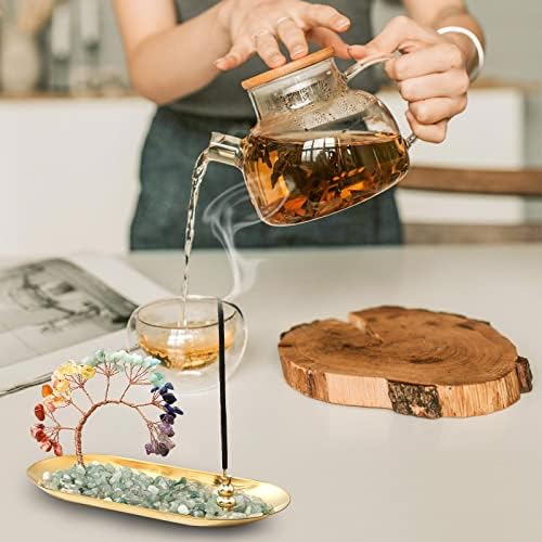 Crystal Incense Burner Holder for Meditation and Home Decor