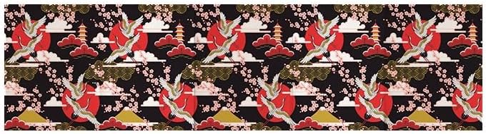 Konsilsa Noren Doorway Curtain Panel 83x18inch